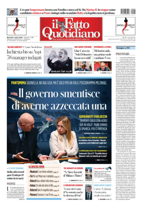 Cover of Il Fatto Quotidiano