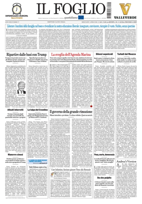 Cover of Il Foglio Quotidiano