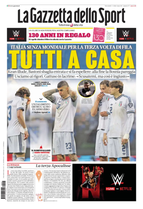Cover of La Gazzetta dello Sport - Roma