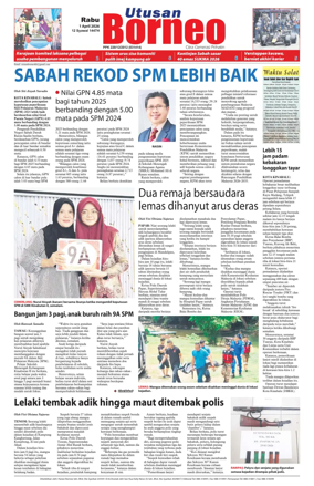 Cover of Utusan Borneo (Sabah)