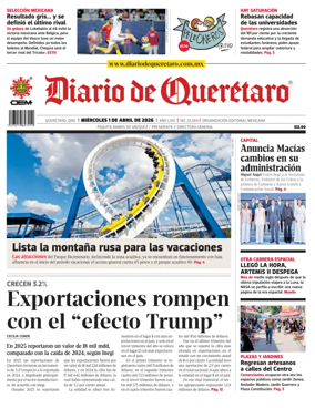 Cover of Diario de Queretaro