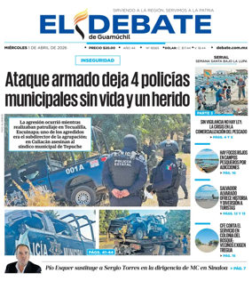 Cover of El Debate de Guamuchil