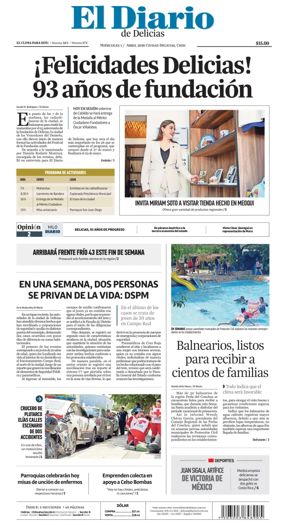 Cover of El Diario de Delicias