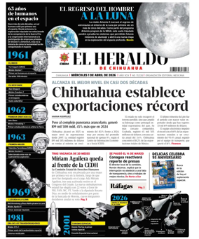 Cover of El Heraldo de Chihuahua