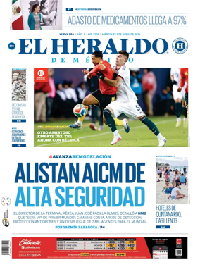 Cover of El Heraldo de Mexico