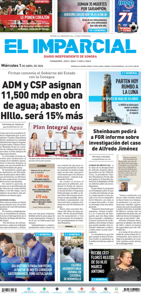 Cover of El Imparcial