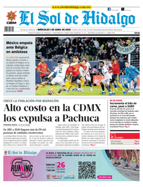 Cover of El Sol de Hidalgo