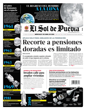 Cover of El Sol de Puebla
