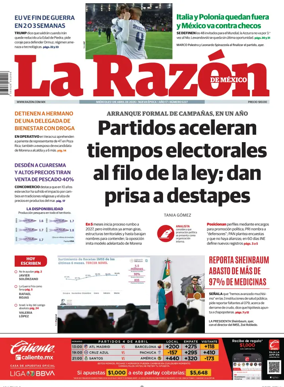 Cover of La Razon de Mexico