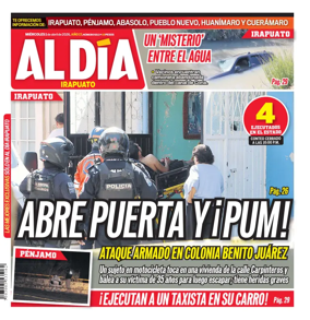 Cover of Periodico Al Dia (Irapuato)