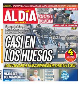 Cover of Periodico Al Dia (Salamanca)