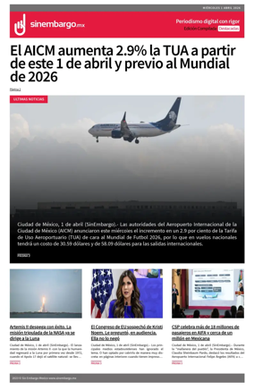 Cover of Sin Embargo destacadas