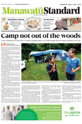 Cover of Manawatu Standard