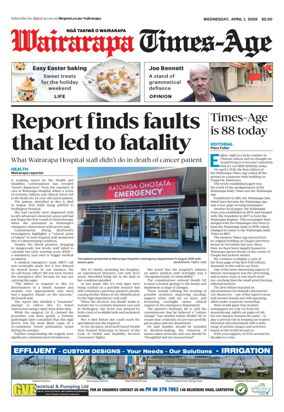 Cover of Wairarapa Times-Age (NZ)