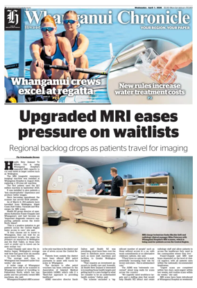 Cover of Whanganui Chronicle