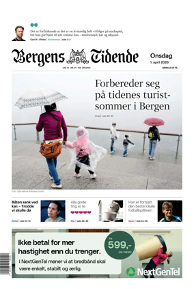 Cover of Bergens Tidende