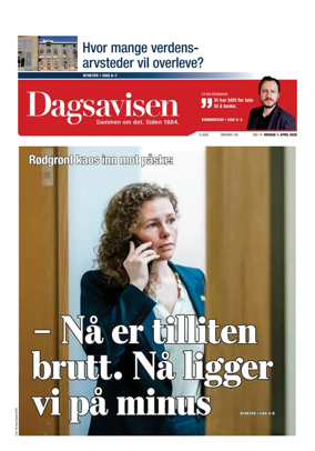 Cover of Dagsavisen