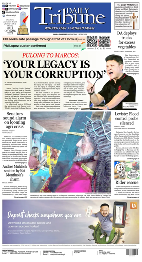 Cover of Daily Tribune (Philippines)