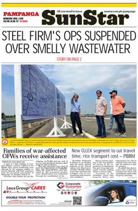 Cover of Sun.Star Pampanga