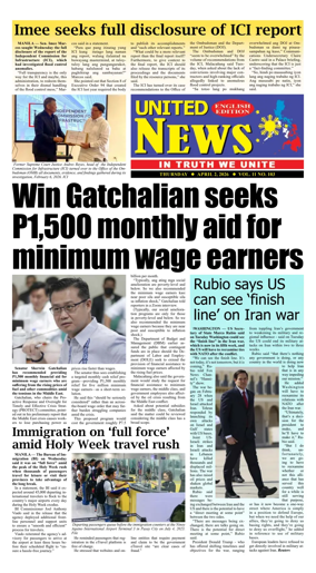 Cover of United News - English Edition