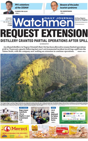 Cover of Watchmen Daily Journal