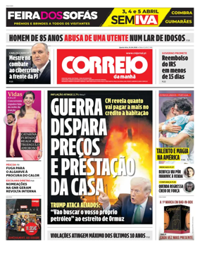 Cover of Correio da Manha
