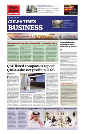 Cover of Gulf Times Business