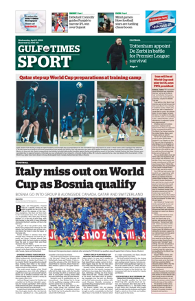 Cover of Gulf Times Sport