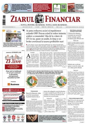 Cover of Ziarul Financiar