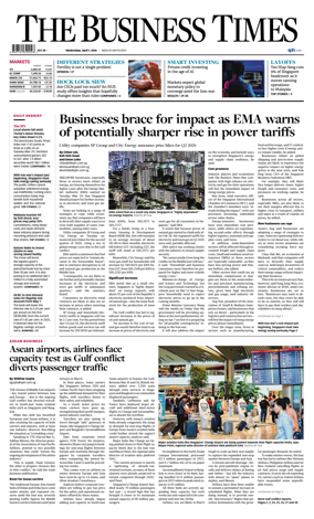 Cover of The Business Times