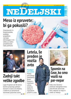 Cover of Nedeljski Dnevnik