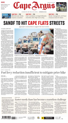 Cover of Cape Argus (PM Edition)