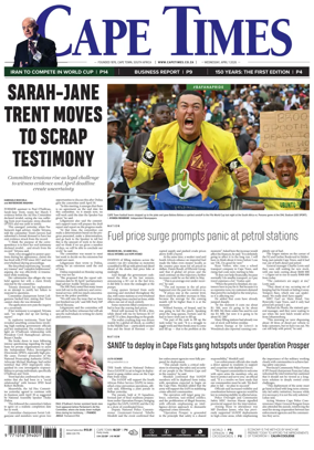 Cover of Cape Times