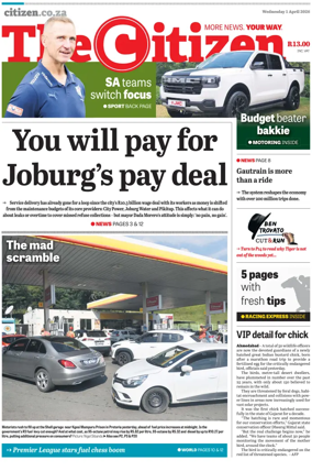 Cover of The Citizen (Gauteng)