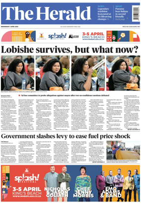 Cover of The Herald (South Africa)