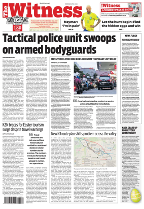 Cover of The Witness (South Africa)