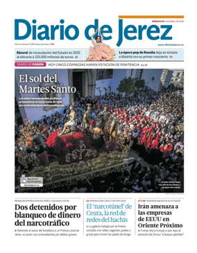 Cover of Diario de Jerez