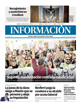 Cover of Diario Informacion (Elche y Vega Baja)