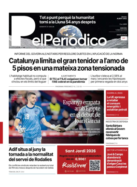 Cover of El Periodico - Catala