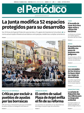 Cover of El Periodico Extremadura