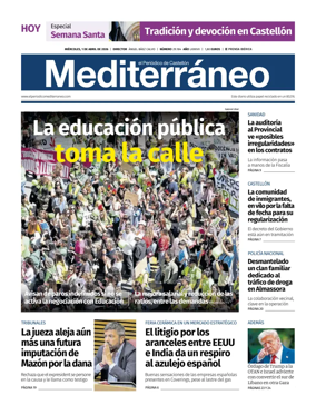 Cover of El Periodico Mediterraneo
