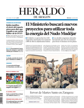 Cover of Heraldo de Aragon