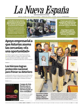 Cover of La Nueva Espana (Occidente)