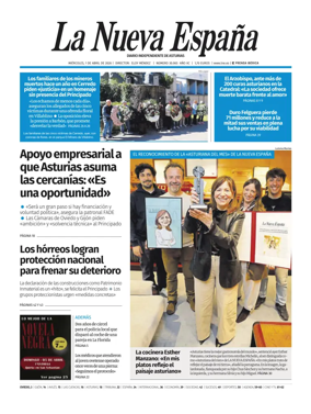 Cover of La Nueva Espana (Oviedo)