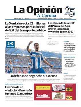 Cover of La Opinion de A Coruna