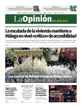 Cover of La Opinion de Malaga