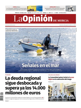 Cover of La Opinion de Murcia