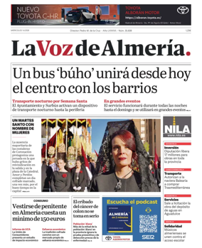 Cover of La Voz de Almeria
