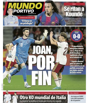 Cover of Mundo Deportivo (Barcelona)