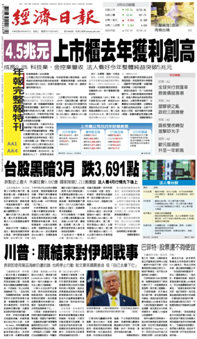 Cover of Economic Daily News (Taiwan)